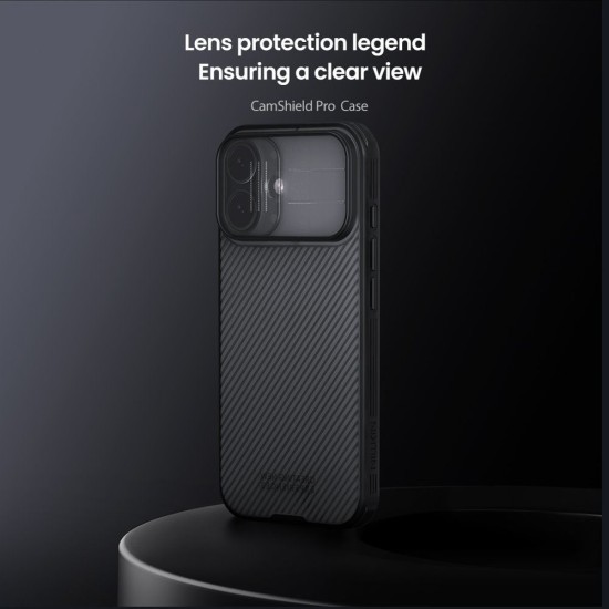 Husa Nillkin CamShield PRO pentru iPhone 17, Transparentă (Negru) Husa Nillkin CamShield PRO pentru iPhone 17, Transparentă (Negru) (Bakr, 57983127559) by www.silkase.ro