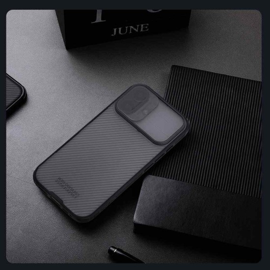 Husa Nillkin CamShield PRO pentru iPhone 17, Transparentă (Negru) Husa Nillkin CamShield PRO pentru iPhone 17, Transparentă (Negru) (Bakr, 57983127559) by www.silkase.ro