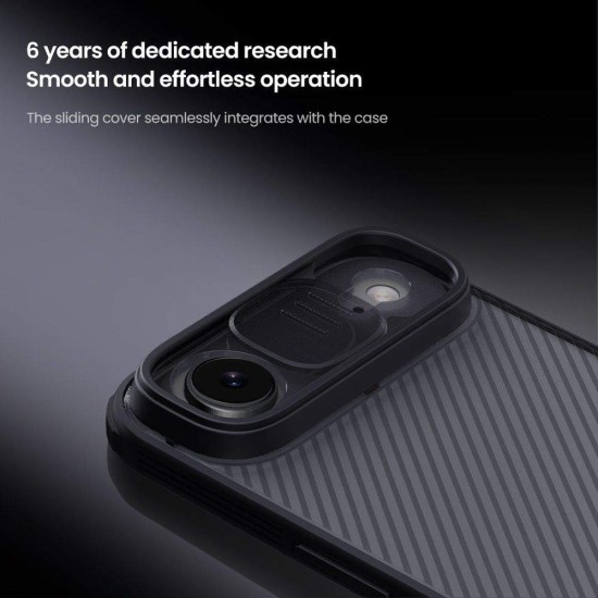 Husa Nillkin CamShield PRO pentru iPhone Air, Transparentă (Negru) (Bakr, 57983127561) by www.silkase.ro