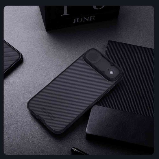 Husa Nillkin CamShield PRO pentru iPhone Air, Transparentă (Negru) (Bakr, 57983127561) by www.silkase.ro