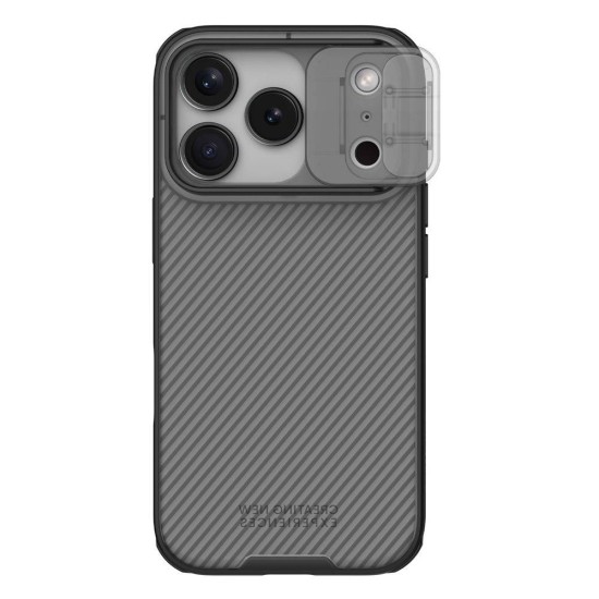 Husa Nillkin CamShield PRO pentru iPhone 17 Pro, Transparentă (Negru) Husa Nillkin CamShield PRO pentru iPhone 17 Pro, Transparentă (Negru) (Bakr, 57983127563) by www.silkase.ro