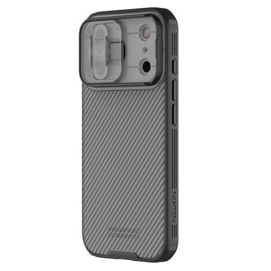 Husa Nillkin CamShield PRO pentru iPhone 17 Pro, Transparentă (Negru) Husa Nillkin CamShield PRO pentru iPhone 17 Pro, Transparentă (Negru) (Bakr, 57983127563) by www.silkase.ro