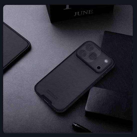 Husa Nillkin CamShield PRO pentru iPhone 17 Pro, Transparentă (Negru) Husa Nillkin CamShield PRO pentru iPhone 17 Pro, Transparentă (Negru) (Bakr, 57983127563) by www.silkase.ro