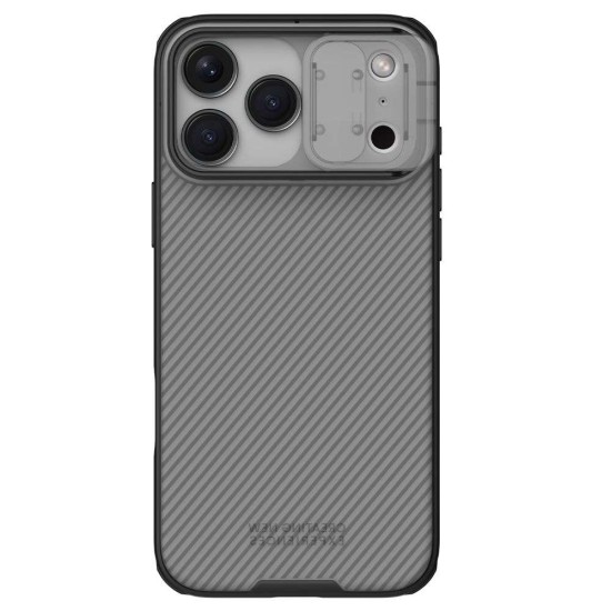 Husa Nillkin CamShield PRO pentru iPhone 17 Pro Max, Transparentă (Negru) Husa Nillkin CamShield PRO pentru iPhone 17 Pro Max, Transparentă (Negru) (Bakr, 57983127565) by www.silkase.ro