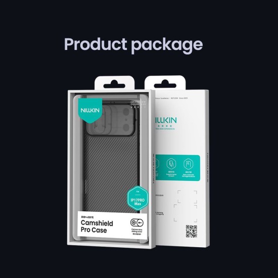 Husa Nillkin CamShield PRO pentru iPhone 17 Pro Max, Transparentă (Negru) Husa Nillkin CamShield PRO pentru iPhone 17 Pro Max, Transparentă (Negru) (Bakr, 57983127565) by www.silkase.ro