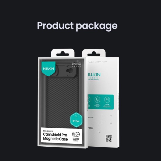 Husa Nillkin CamShield PRO Magnetică (MagSafe) pentru iPhone Air, Neagra Husa Nillkin CamShield PRO Magnetică (MagSafe) pentru iPhone Air, Neagra (Bakr, 57983127577) by www.silkase.ro