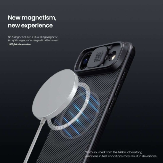 Husa Nillkin CamShield PRO Magnetică (MagSafe) pentru iPhone Air, Neagra Husa Nillkin CamShield PRO Magnetică (MagSafe) pentru iPhone Air, Neagra (Bakr, 57983127577) by www.silkase.ro