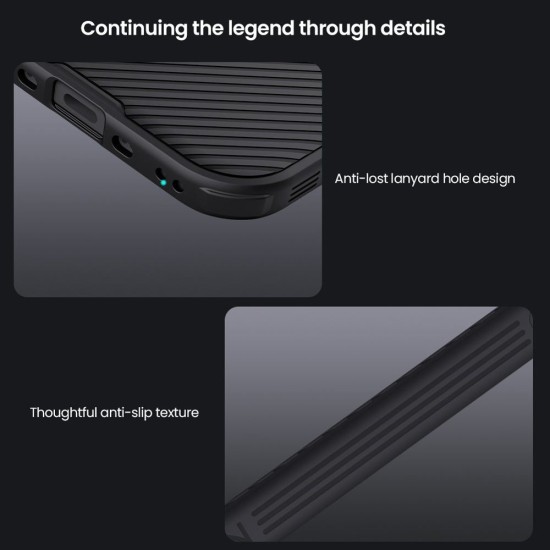 Husa Nillkin CamShield PRO Magnetică (MagSafe) pentru iPhone Air, Neagra Husa Nillkin CamShield PRO Magnetică (MagSafe) pentru iPhone Air, Neagra (Bakr, 57983127577) by www.silkase.ro