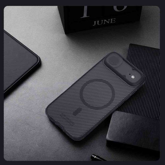 Husa Nillkin CamShield PRO Magnetică (MagSafe) pentru iPhone Air, Transparentă (Negru) Husa Nillkin CamShield PRO Magnetică (MagSafe) pentru iPhone Air, Transparentă (Negru) (Bakr, 57983127578) by www.silkase.ro