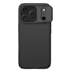 Husa Nillkin CamShield PRO Magnetică (MagSafe) pentru iPhone 17 Pro, Neagra
