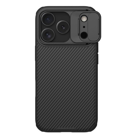 Husa Nillkin CamShield PRO Magnetică (MagSafe) pentru iPhone 17 Pro, Neagra Husa Nillkin CamShield PRO Magnetică (MagSafe) pentru iPhone 17 Pro, Neagra (Bakr, 57983127579) by www.silkase.ro