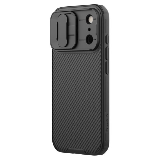 Husa Nillkin CamShield PRO Magnetică (MagSafe) pentru iPhone 17 Pro, Neagra Husa Nillkin CamShield PRO Magnetică (MagSafe) pentru iPhone 17 Pro, Neagra (Bakr, 57983127579) by www.silkase.ro