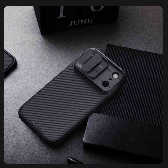Husa Nillkin CamShield PRO Magnetică (MagSafe) pentru iPhone 17 Pro, Neagra Husa Nillkin CamShield PRO Magnetică (MagSafe) pentru iPhone 17 Pro, Neagra (Bakr, 57983127579) by www.silkase.ro