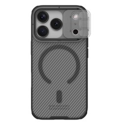 Husa Nillkin CamShield PRO Magnetică (MagSafe) pentru iPhone 17 Pro, Transparentă (Negru)