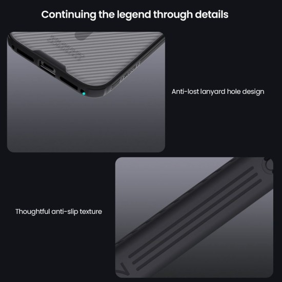 Husa Nillkin CamShield PRO Magnetică (MagSafe) pentru iPhone 17 Pro Max, Transparentă (Negru) Husa Nillkin CamShield PRO Magnetică (MagSafe) pentru iPhone 17 Pro Max, Transparentă (Negru) (Bakr, 57983127582) by www.silkase.ro