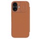 Husa Nillkin Qin Book PRO (Piele) pentru Apple iPhone 17, Maro (Bakr, 57983127543) by www.silkase.ro