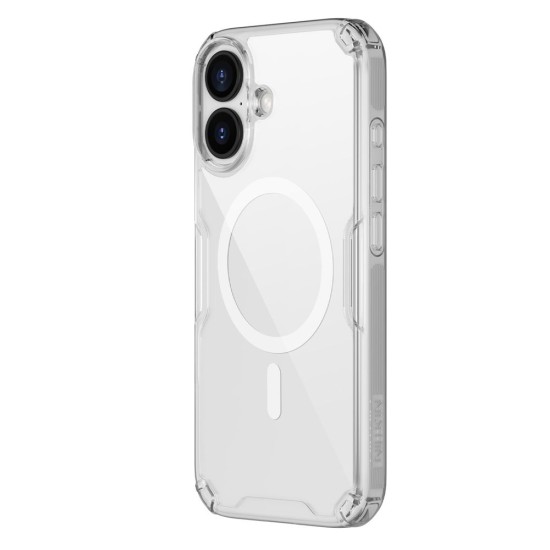 Husa Nillkin Nature TPU PRO Magnetică (MagSafe) pentru Apple iPhone 17, Transparentă (Bakr, 57983127554) by www.silkase.ro