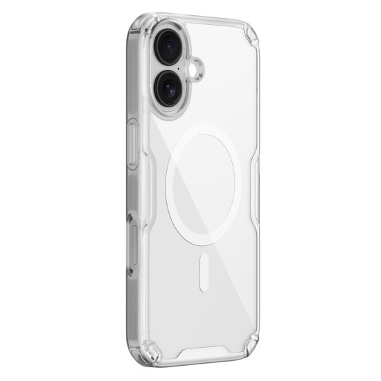 Husa Nillkin Nature TPU PRO Magnetică (MagSafe) pentru Apple iPhone 17, Transparentă (Bakr, 57983127554) by www.silkase.ro