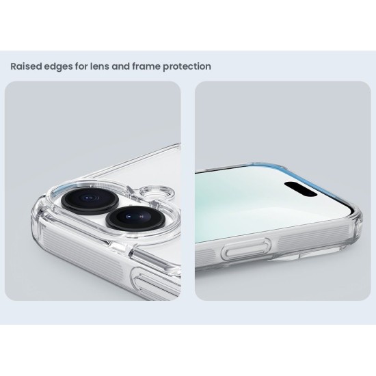 Husa Nillkin Nature TPU PRO Magnetică (MagSafe) pentru Apple iPhone 17, Transparentă (Bakr, 57983127554) by www.silkase.ro