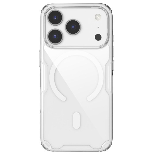 Husa Nillkin Nature TPU PRO Magnetică (MagSafe) pentru Apple iPhone 17 Pro, Transparentă (Bakr, 57983127556) by www.silkase.ro