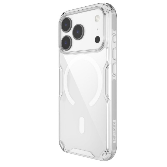 Husa Nillkin Nature TPU PRO Magnetică (MagSafe) pentru Apple iPhone 17 Pro, Transparentă (Bakr, 57983127556) by www.silkase.ro