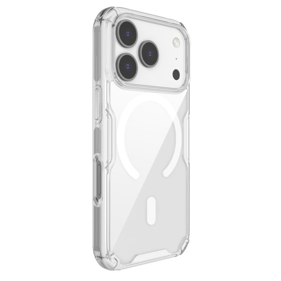Husa Nillkin Nature TPU PRO Magnetică (MagSafe) pentru Apple iPhone 17 Pro, Transparentă (Bakr, 57983127556) by www.silkase.ro