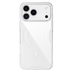 Husa Nillkin Nature TPU PRO Magnetică (MagSafe) pentru Apple iPhone 17 Pro Max, Transparentă