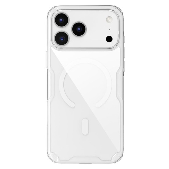 Husa Nillkin Nature TPU PRO Magnetică (MagSafe) pentru Apple iPhone 17 Pro Max, Transparentă (Bakr, 57983127557) by www.silkase.ro