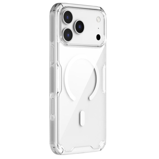 Husa Nillkin Nature TPU PRO Magnetică (MagSafe) pentru Apple iPhone 17 Pro Max, Transparentă (Bakr, 57983127557) by www.silkase.ro
