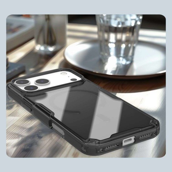 Husa Nillkin Nature TPU PRO Magnetică (MagSafe) pentru Apple iPhone 17 Pro Max, Transparentă (Bakr, 57983127557) by www.silkase.ro