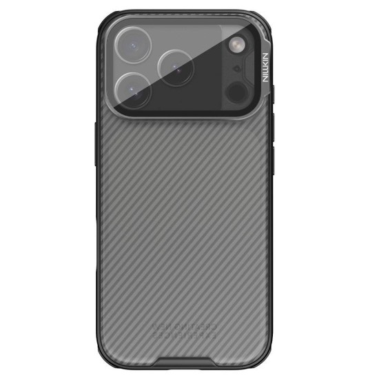 Husa Nillkin CamShield Prop (Stand Cameră) pentru iPhone 17 Pro, Transparentă (Negru) (Bakr, 57983127587) by www.silkase.ro