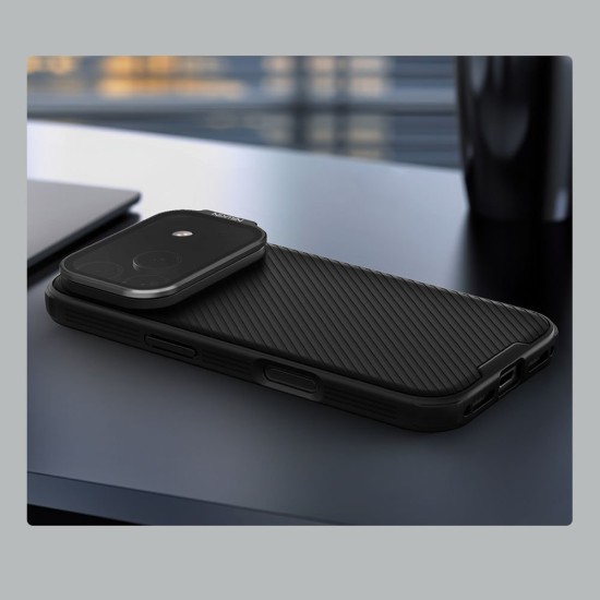 Husa Nillkin CamShield Prop (Stand Cameră) pentru iPhone 17 Pro, Neagra Husa Nillkin CamShield Prop (Stand Cameră) pentru iPhone 17 Pro, Neagra (Bakr, 57983127588) by www.silkase.ro