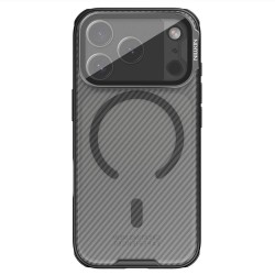 Husa Nillkin CamShield Prop Magnetică (MagSafe) pentru iPhone 17 Pro, Transparentă (Negru)