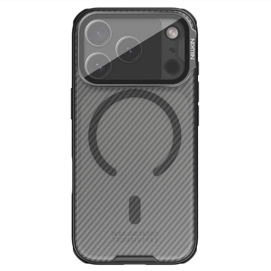 Husa Nillkin CamShield Prop Magnetică (MagSafe) pentru iPhone 17 Pro, Transparentă (Negru) Husa Nillkin CamShield Prop Magnetică (MagSafe) pentru iPhone 17 Pro, Transparentă (Negru) (Bakr, 57983127591) by www.silkase.ro