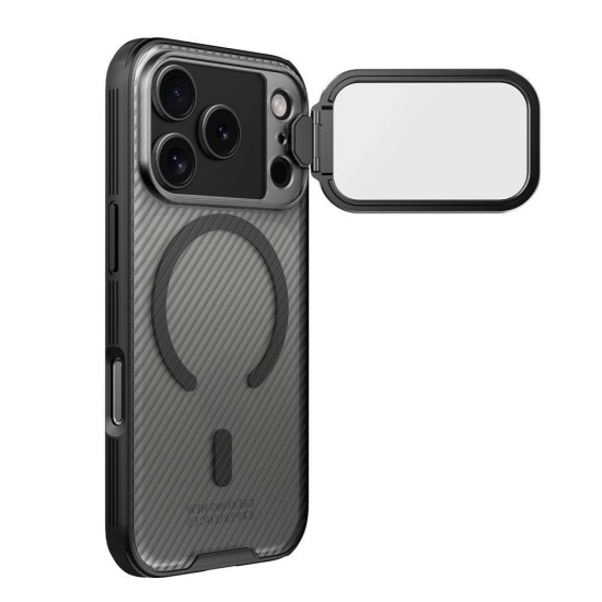Husa Nillkin CamShield Prop Magnetică (MagSafe) pentru iPhone 17 Pro, Transparentă (Negru) Husa Nillkin CamShield Prop Magnetică (MagSafe) pentru iPhone 17 Pro, Transparentă (Negru) (Bakr, 57983127591) by www.silkase.ro