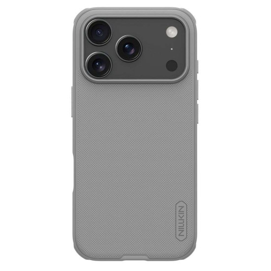 Husa Nillkin Super Frosted PRO pentru Apple iPhone 17 Pro, Gri Titaniu Husa Nillkin Super Frosted PRO pentru Apple iPhone 17 Pro, Gri Titaniu (Bakr, 57983127607) by www.silkase.ro