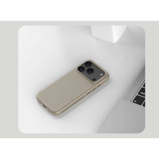 Husa Nillkin Super Frosted PRO pentru Apple iPhone 17 Pro Max, Aurie Husa Nillkin Super Frosted PRO pentru Apple iPhone 17 Pro Max, Aurie (Bakr, 57983127611) by www.silkase.ro