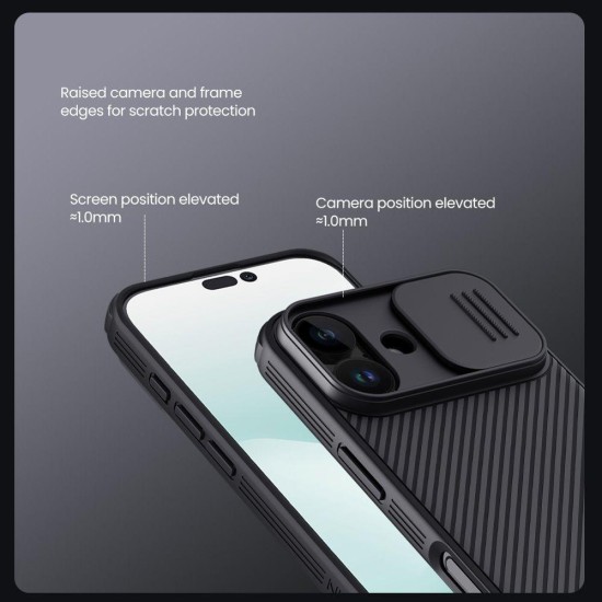 Husa Nillkin CamShield PRO pentru iPhone 17, Albastra Husa Nillkin CamShield PRO pentru iPhone 17, Albastra (Bakr, 57983127566) by www.silkase.ro