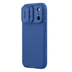 Husa Nillkin CamShield PRO pentru iPhone 17 Pro, Albastra Husa Nillkin CamShield PRO pentru iPhone 17 Pro, Albastra