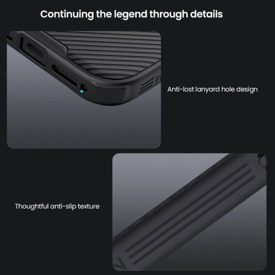 Husa Nillkin CamShield PRO pentru iPhone 17 Pro, Albastra Husa Nillkin CamShield PRO pentru iPhone 17 Pro, Albastra (Bakr, 57983127568) by www.silkase.ro