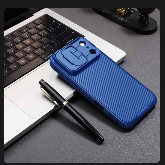 Husa Nillkin CamShield PRO pentru iPhone 17 Pro, Albastra Husa Nillkin CamShield PRO pentru iPhone 17 Pro, Albastra (Bakr, 57983127568) by www.silkase.ro