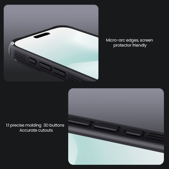 Husa Nillkin CamShield PRO pentru iPhone 17 Pro, Verde Închis Husa Nillkin CamShield PRO pentru iPhone 17 Pro, Verde Închis (Bakr, 57983127569) by www.silkase.ro