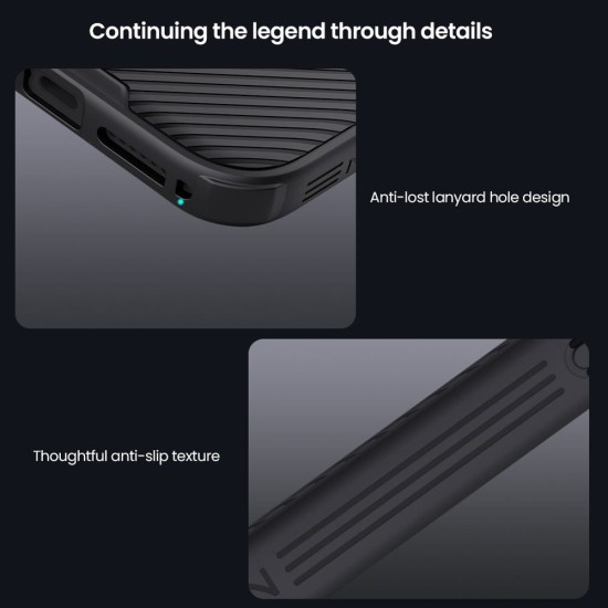 Husa Nillkin CamShield PRO pentru iPhone 17 Pro Max, Albastra Husa Nillkin CamShield PRO pentru iPhone 17 Pro Max, Albastra (Bakr, 57983127571) by www.silkase.ro