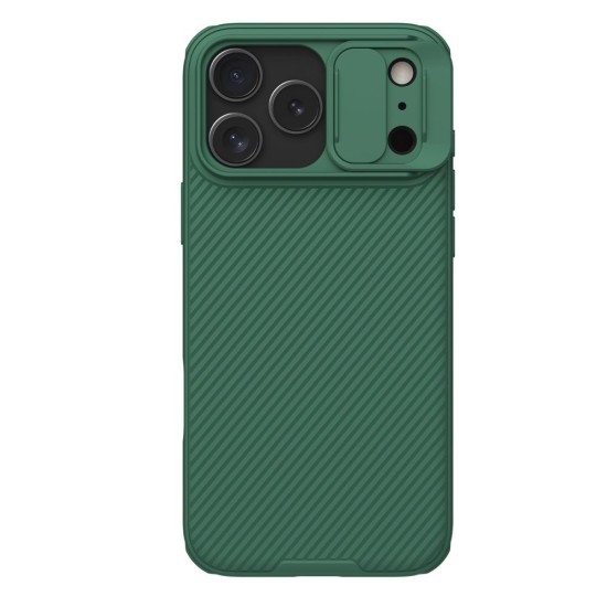 Husa Nillkin CamShield PRO pentru iPhone 17 Pro Max, Verde Închis Husa Nillkin CamShield PRO pentru iPhone 17 Pro Max, Verde Închis (Bakr, 57983127572) by www.silkase.ro