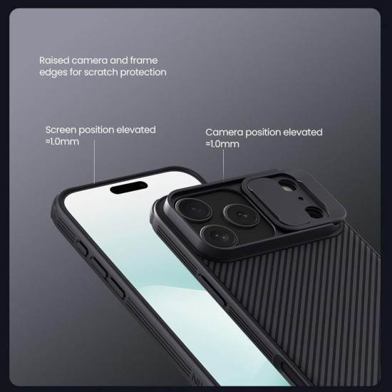 Husa Nillkin CamShield PRO pentru iPhone 17 Pro Max, Verde Închis Husa Nillkin CamShield PRO pentru iPhone 17 Pro Max, Verde Închis (Bakr, 57983127572) by www.silkase.ro