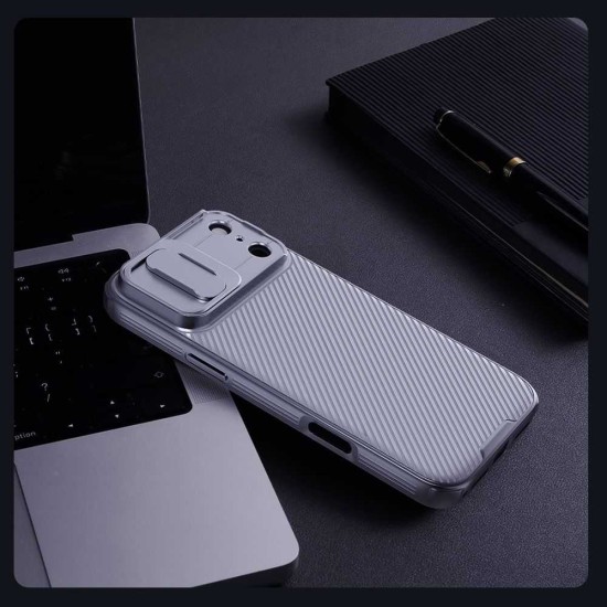 Husa Nillkin CamShield PRO pentru iPhone 17 Pro Max, Gri Titaniu (Bakr, 57983127573) by www.silkase.ro