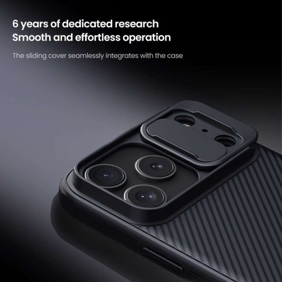 Husa Nillkin CamShield PRO pentru iPhone 17 Pro Max, Aurie Husa Nillkin CamShield PRO pentru iPhone 17 Pro Max, Aurie (Bakr, 57983127574) by www.silkase.ro
