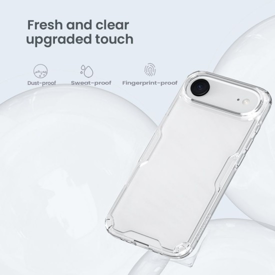 Husa Nillkin Nature TPU PRO pentru Apple iPhone Air, Transparentă (Negru) Husa Nillkin Nature TPU PRO pentru Apple iPhone Air, Transparentă (Negru) (Bakr, 57983127779) by www.silkase.ro