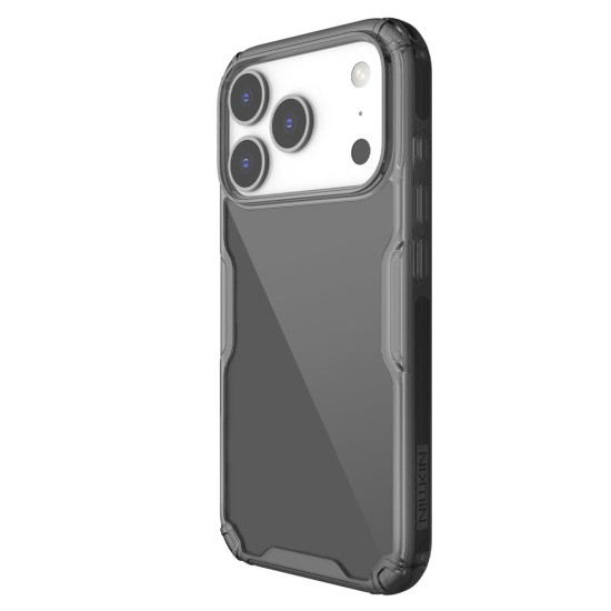 Husa Nillkin Nature TPU PRO pentru Apple iPhone 17 Pro, Transparentă (Negru) Husa Nillkin Nature TPU PRO pentru Apple iPhone 17 Pro, Transparentă (Negru) (Bakr, 57983127780) by www.silkase.ro