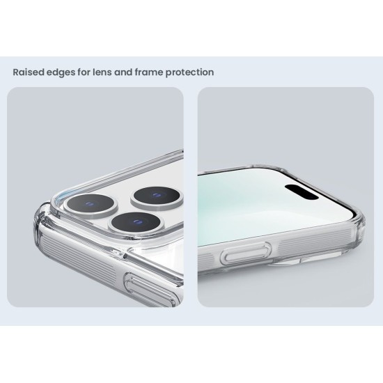 Husa Nillkin Nature TPU PRO pentru Apple iPhone 17 Pro, Transparentă (Negru) Husa Nillkin Nature TPU PRO pentru Apple iPhone 17 Pro, Transparentă (Negru) (Bakr, 57983127780) by www.silkase.ro